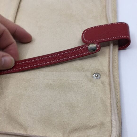 Vanbrock Red Faux Leather Travel Jewelry Case - Picture 12 of 16